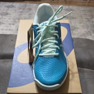 Aasics  Gel Game 9 Womens Teal Blue/White Size US 8